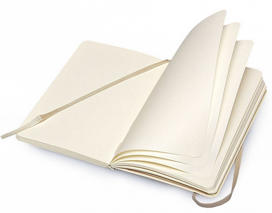 Нелинованный блокнот Moleskine Classic Soft Large QP618G4 (Beige) купить в интернет-магазине icover