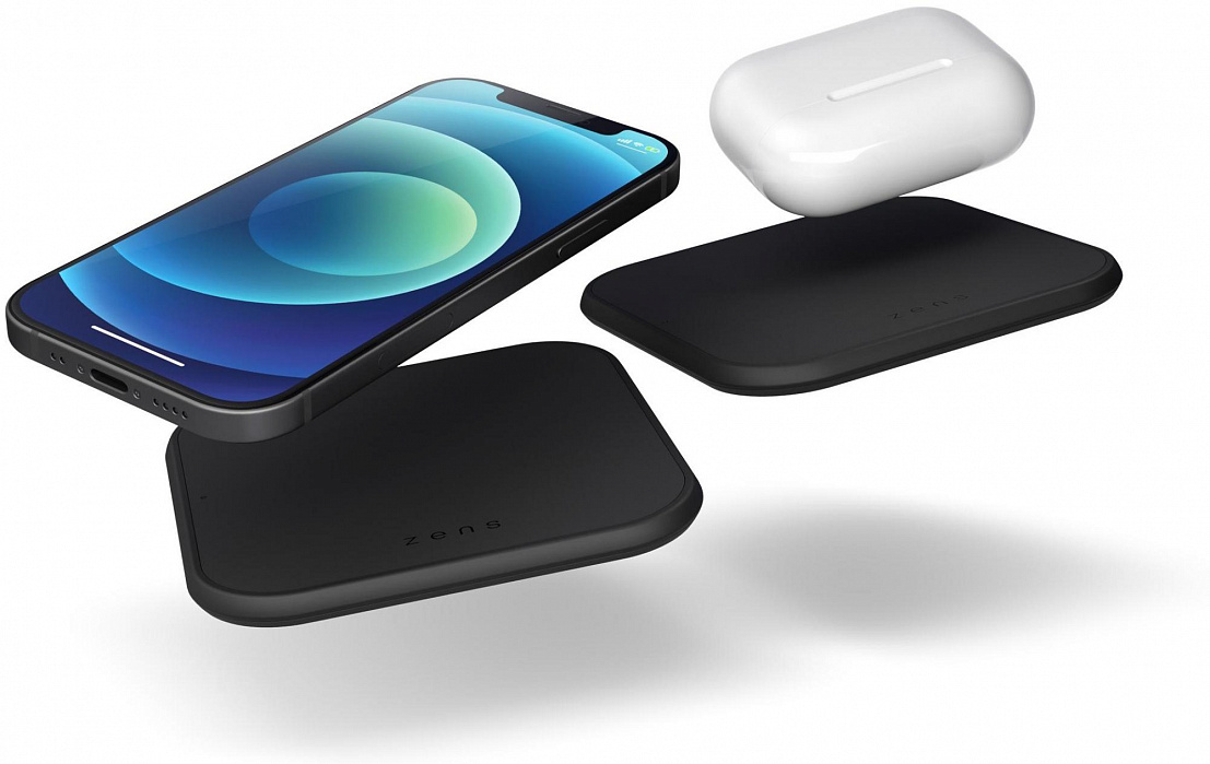 Беспроводное зарядное устройство Zens Single Wireless Charger - Twin Pack (ZESC12BTWIN/00) купить в интернет-магазине icover