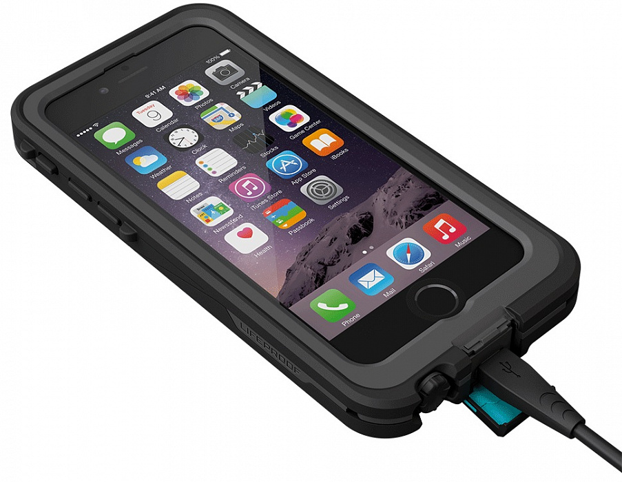 LifeProof Fre Power Case - чехол-аккумулятор для iPhone 6 (Black) купить в интернет-магазине icover
