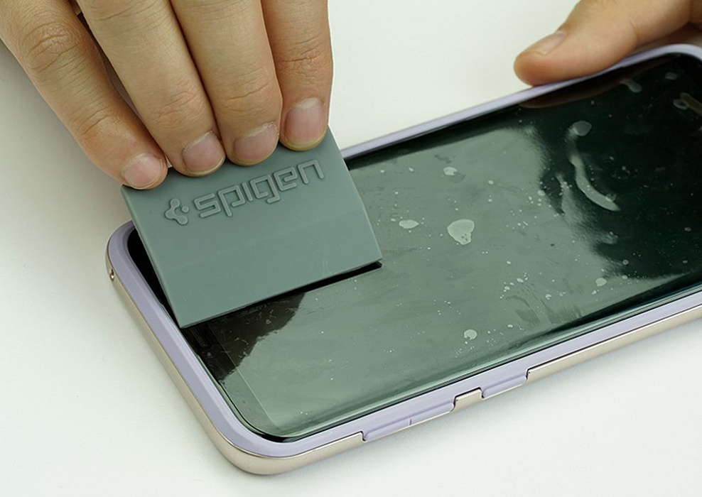Комплект защитных пленок Spigen Screen Protector Neo Flex HD для Samsung Galaxy S8 (Crystal Clear) купить в интернет-магазине icover