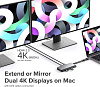 Хаб Alogic USB-C Super Dock 10-in-1 U2CSH-SGR (Space Grey) купить в интернет-магазине icover