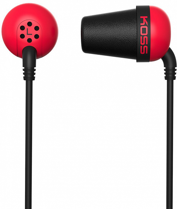 Koss The Plug (15116978) - внутриканальные наушники (Red) купить в интернет-магазине icover