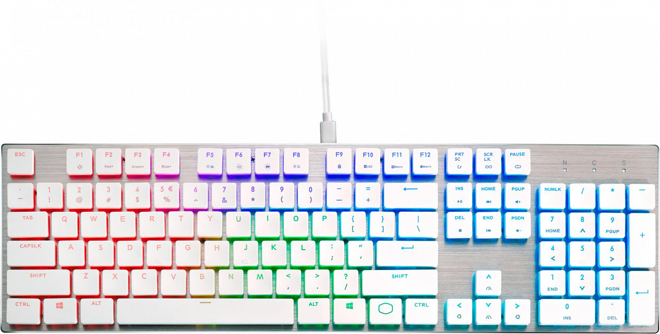 Игровая клавиатура Cooler Master Low Profile SK-650 (SK-650-SKLR1-RU) купить в интернет-магазине icover