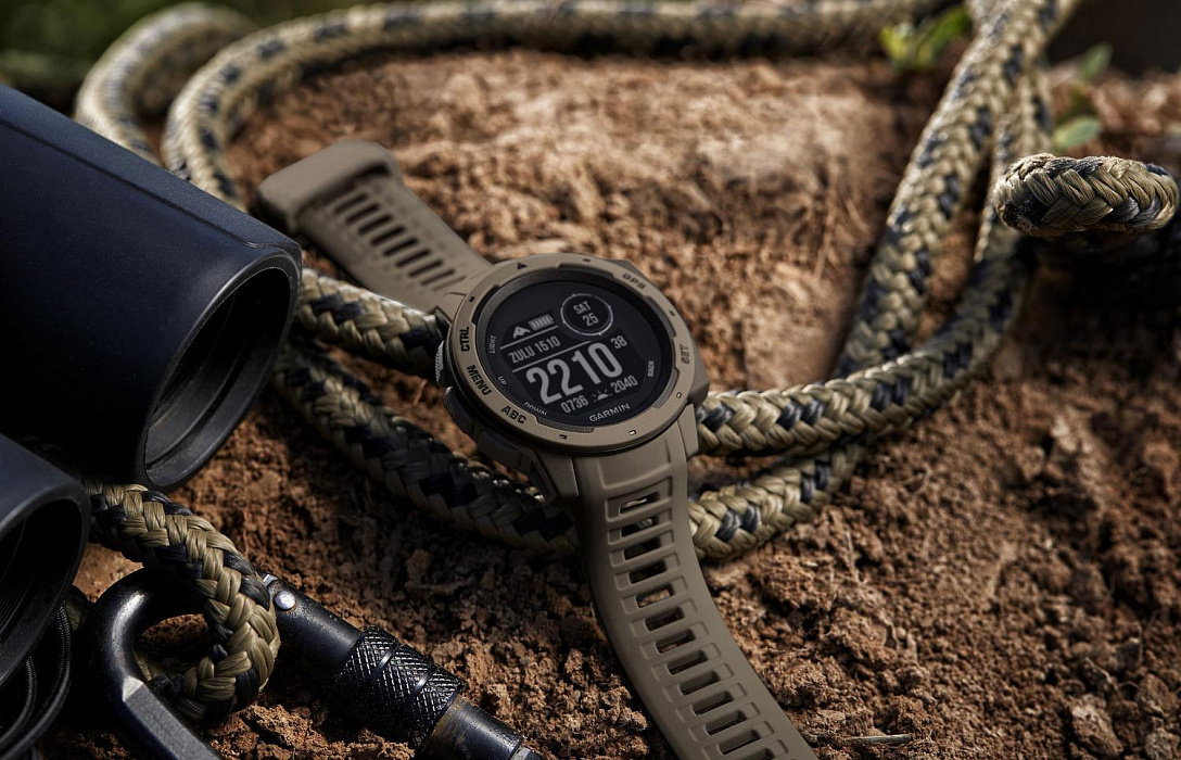 Спортивные часы Garmin Instinct Tactical 010-02064-71 (Coyote Tan) купить в интернет-магазине icover