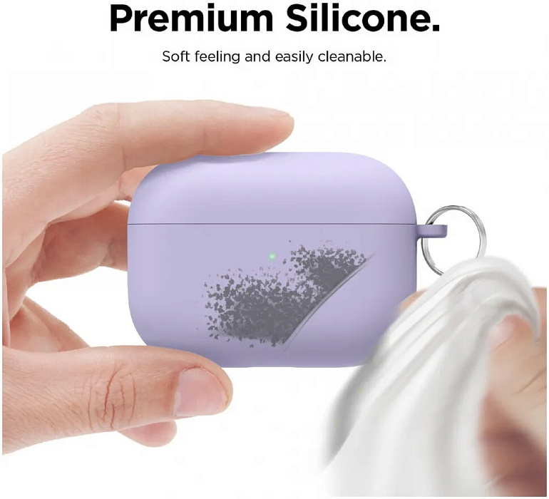 Чехол Elago Liquid Hang Case (EAPPRH-HANG-LV) для AirPods Pro (Lavender) купить в интернет-магазине icover