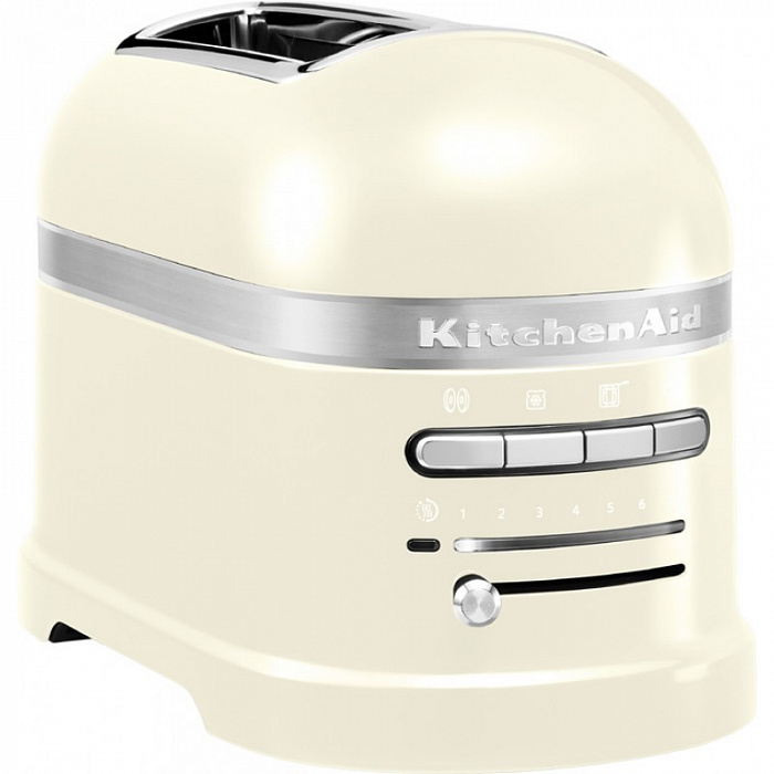 Тостер на 2 хлебца KitchenAid Artisan 2-Slice Automatic Toaster 5KMT2204EAC (Almond Creme) купить в интернет-магазине icover