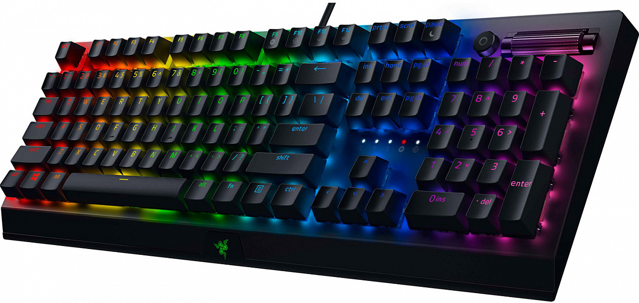 Игровая клавиатура Razer BlackWidow V3 Green Switch Russian Layout (RZ03-03540800-R3R1) купить в интернет-магазине icover