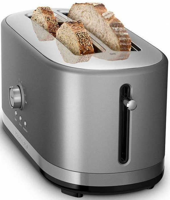 Тостер KitchenAid 5KMT4116ECU Long на 2 хлебца (Silver) купить в интернет-магазине icover