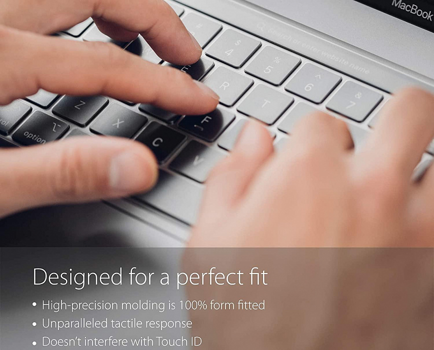 Накладка на клавиатуру Wiwu Keyboard Protector для MacBook Pro 14''/16'' 2021 (US) (Clear) купить в интернет-магазине icover