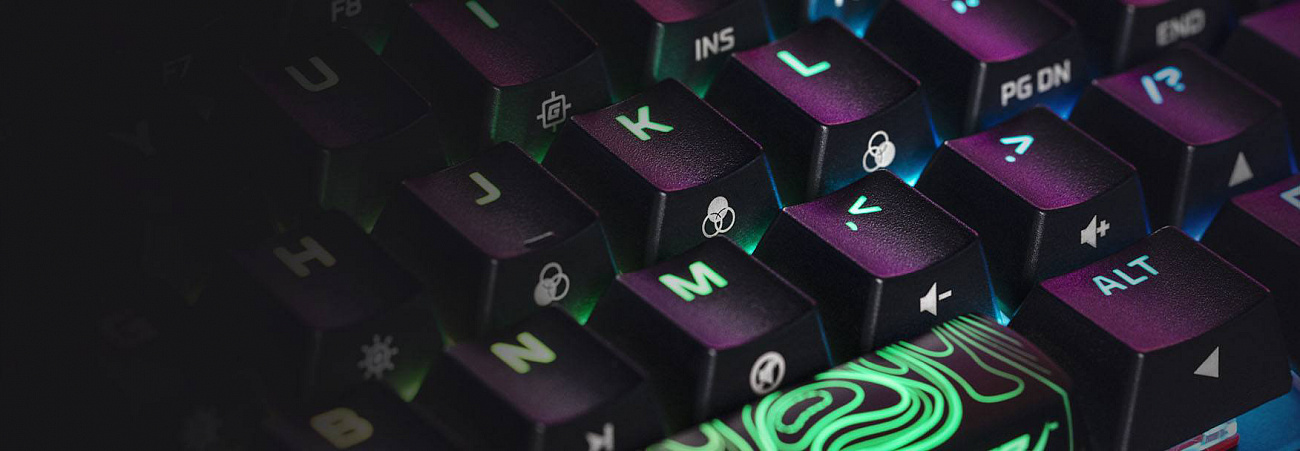 Игровая клавиатура HyperX Alloy Origins 60 Red switches USB RGB (HKBO1S-RB-RU/G) купить в интернет-магазине icover