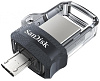 Флеш-накопитель SanDisk Ultra Dual (SDDD3-064G-G46) MicroUSB/USB 3.0 64Gb (Grey) купить в интернет-магазине icover