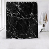 Штора для ванной комнаты Ridberg Marble 180 x 200 см (Black) купить в интернет-магазине icover