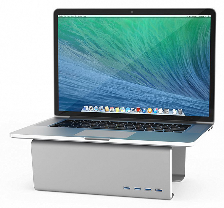 Подставка Satechi Premium Aluminum Monitor Stand B00S5DXHGI для монитора (Silver) купить в интернет-магазине icover