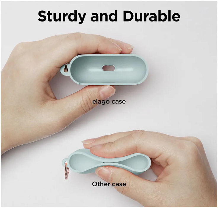 Чехол Elago Liquid Hang Case (EAPPRH-HANG-MT) для AirPods Pro (Mint) купить в интернет-магазине icover