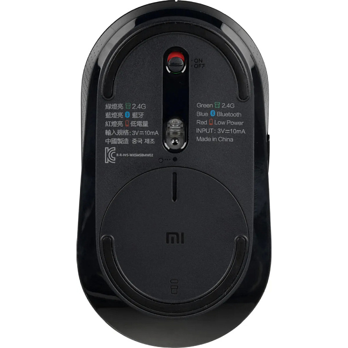Беспроводная мышь Xiaomi Mi Dual Mode Wireless Mouse Silent Edition HLK4041GL (Black) купить в интернет-магазине icover