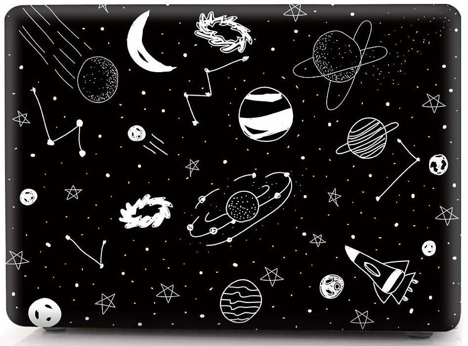 Чехол накладка пластиковая i-Blason Cover для Macbook Pro 13 A1706/A1708 (Hand Drave Space) купить в интернет-магазине icover