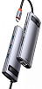Хаб Baseus Metal Gleam Series 8-in-1 CAHUB-CV0G (Space Grey) купить в интернет-магазине icover