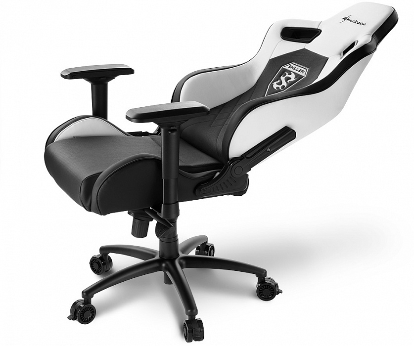 Игровое кресло Sharkoon Skiller SGS4 (Black/White) купить в интернет-магазине icover
