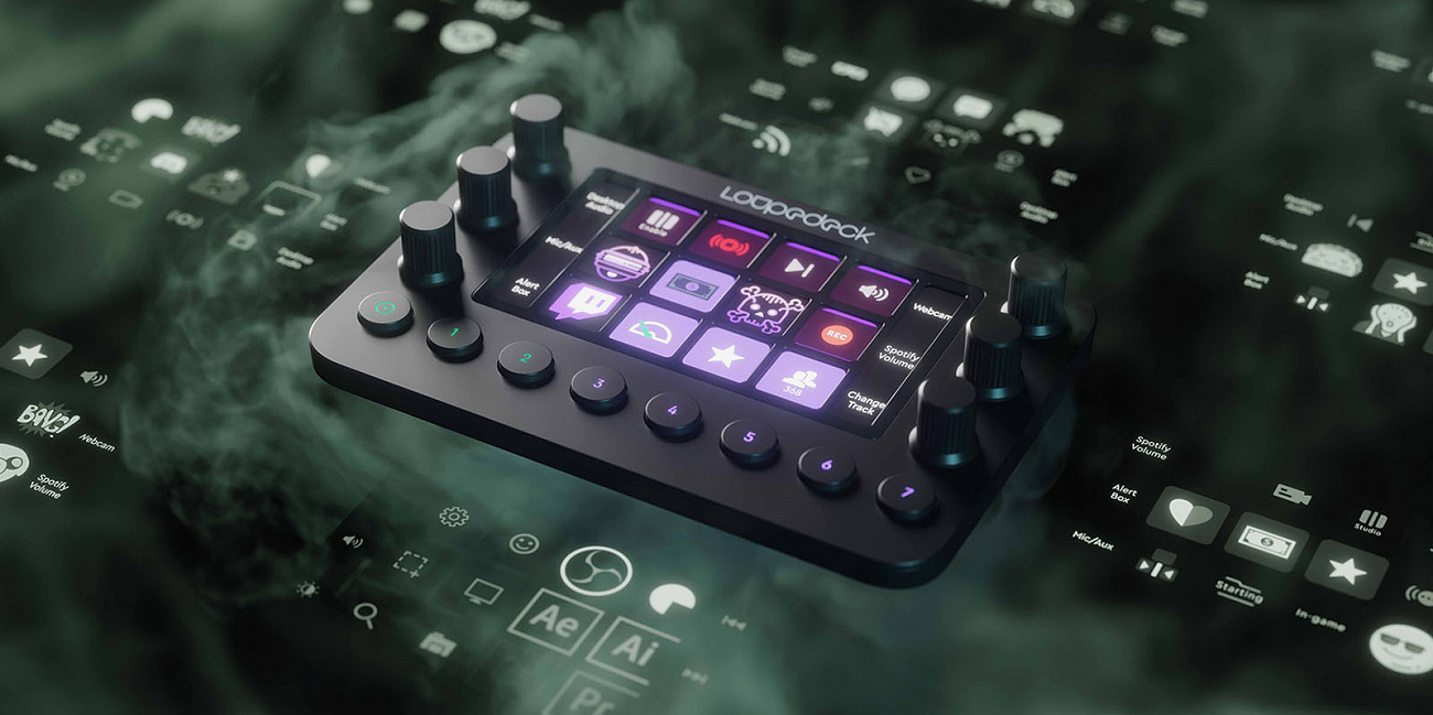Консоль для стриминга Loupedeck Live (Black) купить в интернет-магазине icover