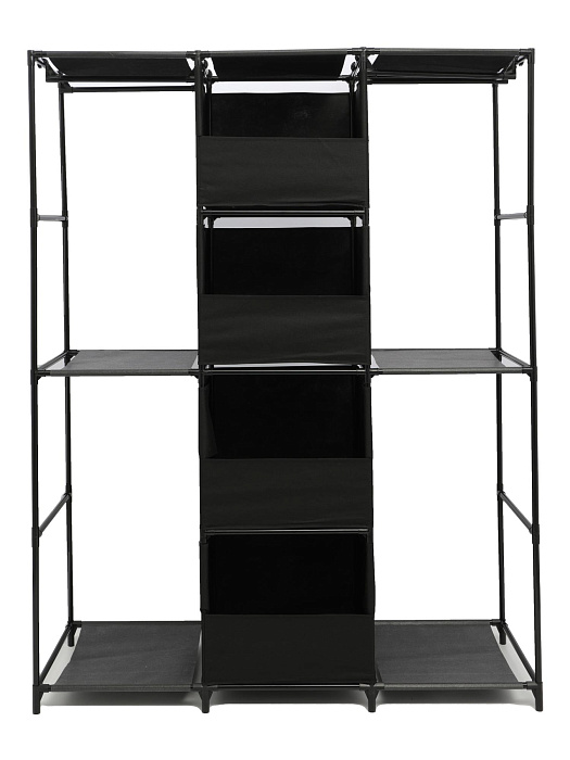 Вешалка напольная для одежды узкая с ящиками Ridberg 3.0 (Black) купить в интернет-магазине icover
