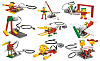 Перворобот WeDo + ресурсный набор WeDo Lego Education 9580+9585 (Multicolor) купить в интернет-магазине icover