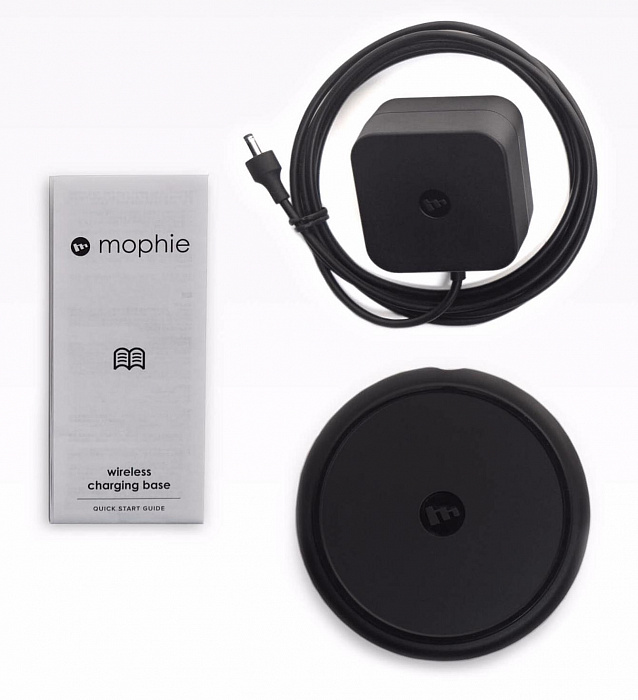 Беспроводное зарядное устройство Mophie Wireless Charging Base для iPhone 8/8 Plus/X (Black) купить в интернет-магазине icover