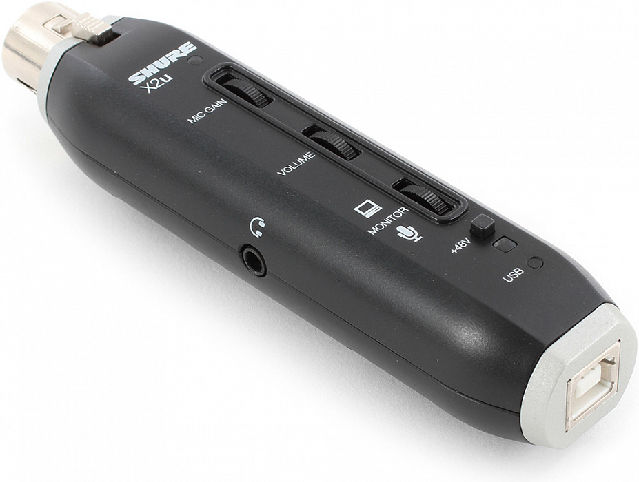 Адаптер Shure X2U XLR-to-USB (Black) купить в интернет-магазине icover