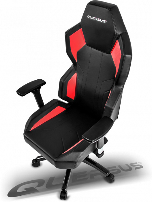 Игровое кресло Quersus Geos G702/XR (Black/Red) купить в интернет-магазине icover