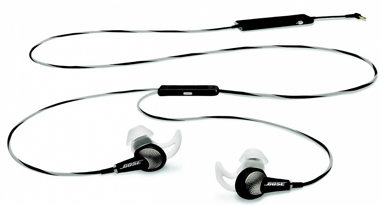 Вставные наушники Bose QuietComfort 20i QC20i для iPhone/iPod/iPad (Black) купить в интернет-магазине icover