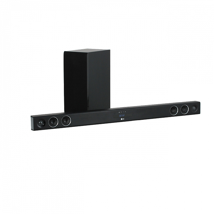 LG LAS655K - саундбар и беспроводной сабвуфер (Black) купить в интернет-магазине icover