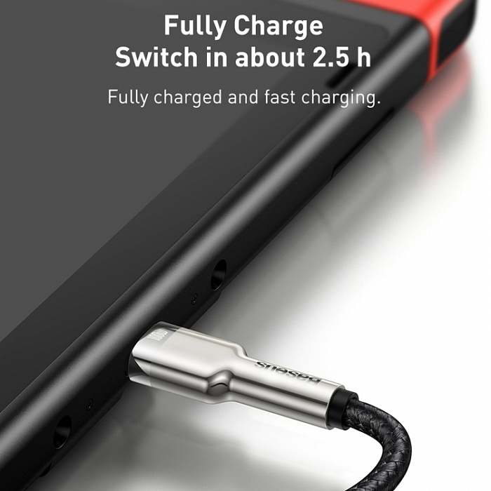 Кабель Baseus Cafule (CATJK-C01) USB Type C 100W 1m (Black) купить в интернет-магазине icover