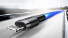 Кабель для iPhone, iPad Baseus Cafule (CALKLF-BV1) USB to Lightning 1m (Gold/Black) купить в интернет-магазине icover
