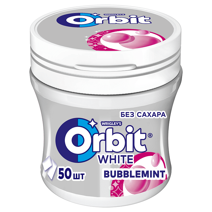 Жевательная резинка Orbit White Bubblemint, без сахара (68г) купить в интернет-магазине icover