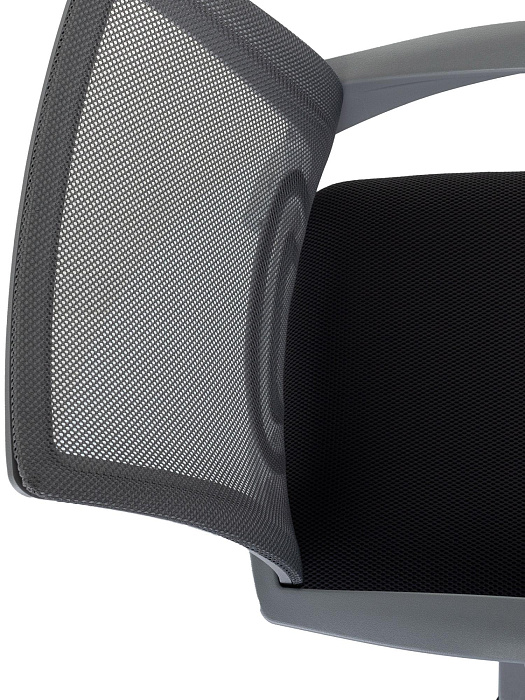 Кресло Domfy CH X-ROOM сетка/ткань/пластик (Dark Grey)  купить в интернет-магазине icover