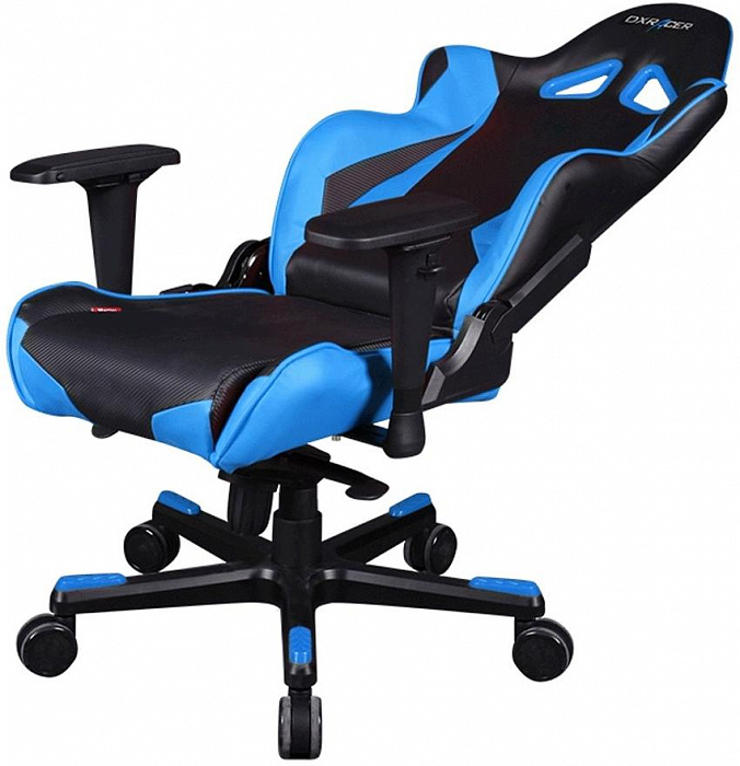 Компьютерное кресло DXRacer Racing Series OH/RJ001/NB (Black/Blue) купить в интернет-магазине icover