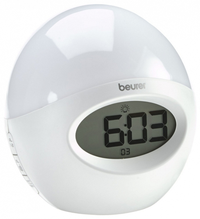 Beurer WL32 - световой радиобудильник (White) купить в интернет-магазине icover