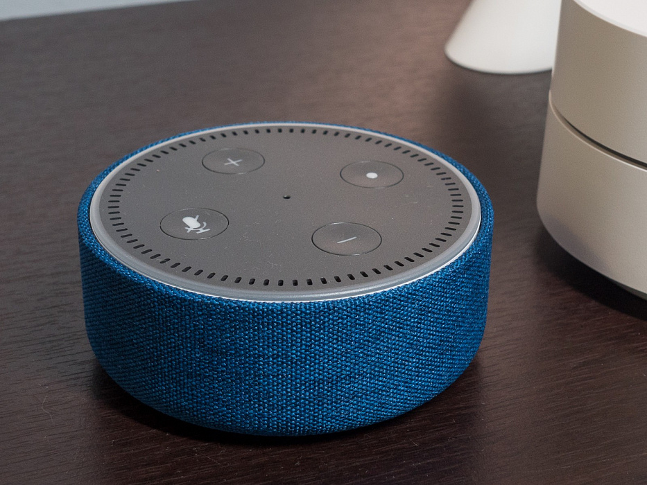 Чехол Amazon Echo Dot Sleeve Case для колонки Amazon Echo Dot Gen 2 (Indigo Fabric) купить в интернет-магазине icover