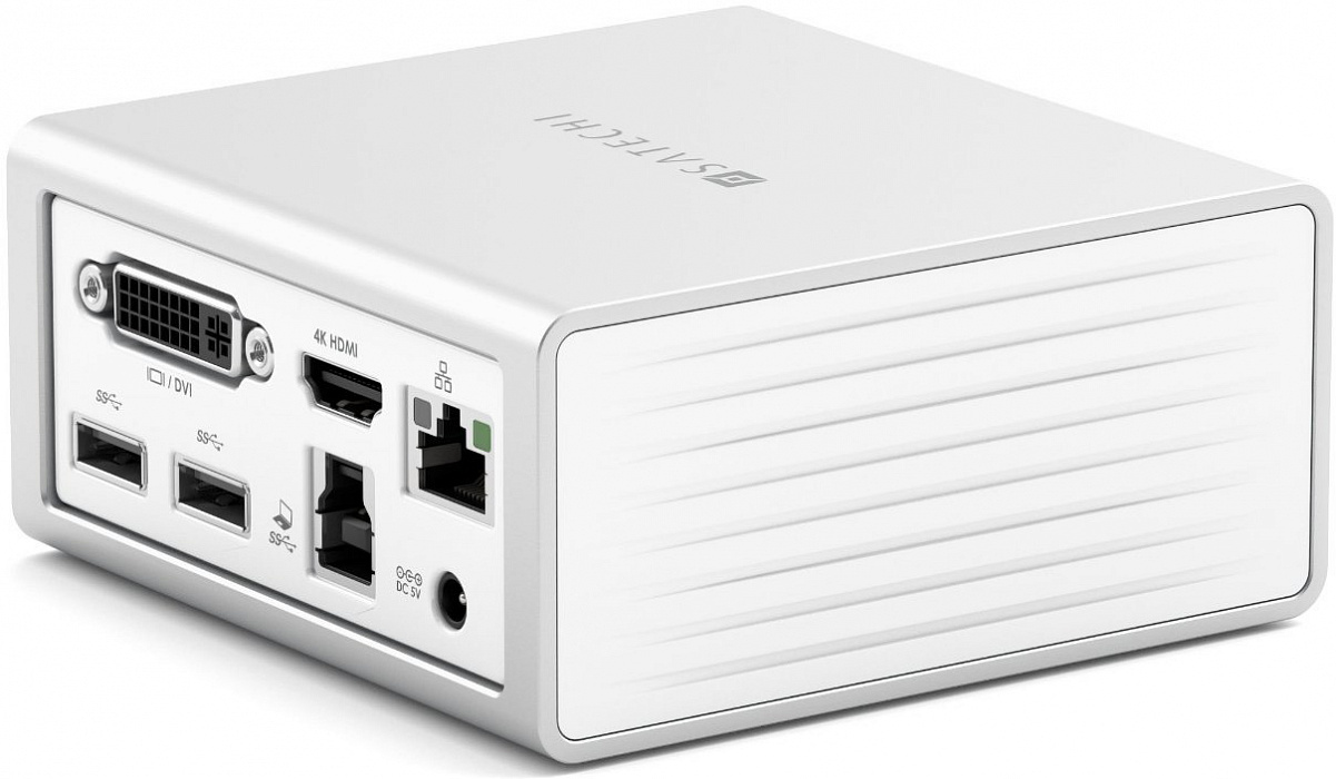 Док-станция Satechi Aluminum Mini Docking Station B01CDJL0MM для Mас (Silver) купить в интернет-магазине icover