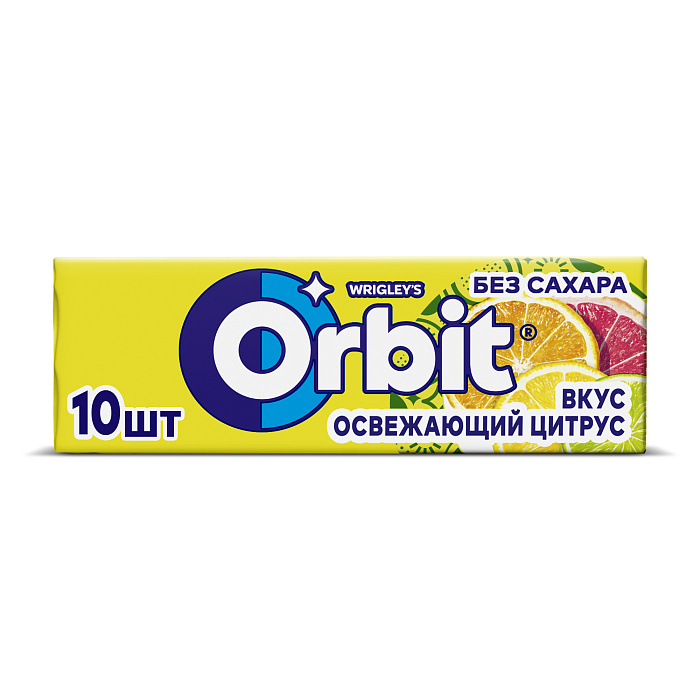 Жевательная резинка Orbit Освежающий Цитрус, без сахара (30х13.6г) купить в интернет-магазине icover