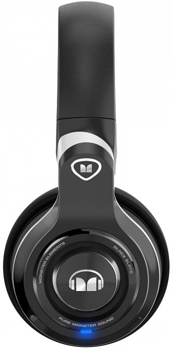 Беспроводные наушники Monster Elements Wireless Over-Ear 137050-00 с микрофоном (Black Slate) купить в интернет-магазине icover