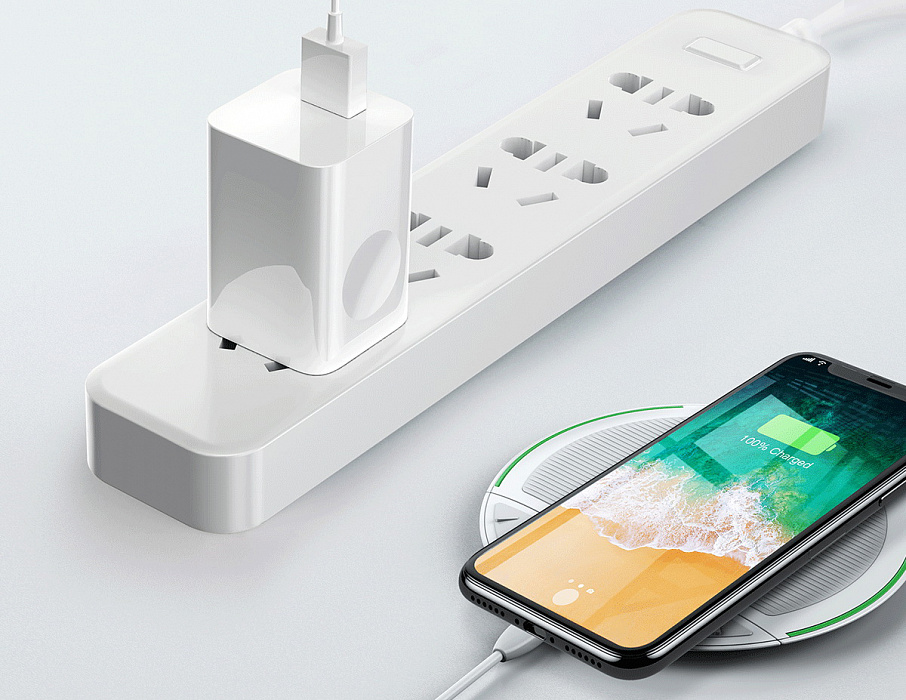 Зарядное устройство Baseus Travel Wall Charger американская вилка (White) купить в интернет-магазине icover