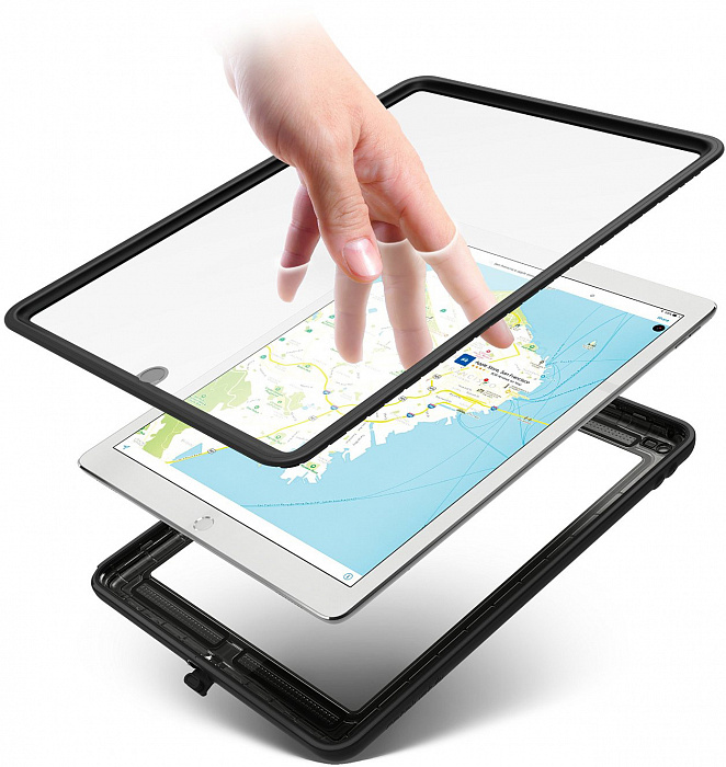 Catalyst Waterproof - водонепроницаемый чехол для iPad Pro 12.9" (Black) купить в интернет-магазине icover