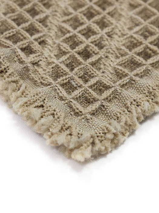 Коврик вафельный для ванной Ridberg 90x60 см (Biege zigzag) купить в интернет-магазине icover