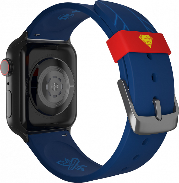 Ремешок MobyFox DC Superman Tactical (ST-WNR22DCC2004) для Apple Watch (Blue) купить в интернет-магазине icover