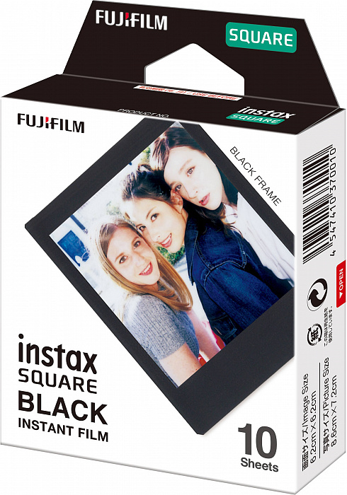 Картридж Fujifilm Instax Square 10 для фотоаппарата SQ10 (Black) купить в интернет-магазине icover