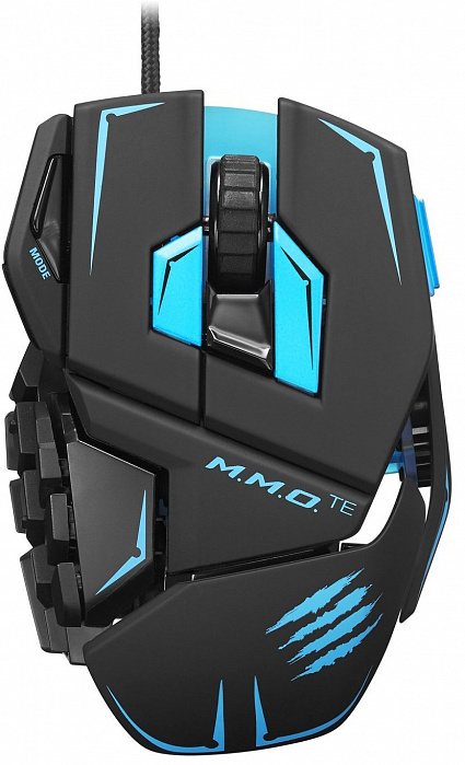 Mad Catz M.M.O. TE Gaming Mouse (MCB437140002/04/1) - проводная мышь (Matt Black) купить в интернет-магазине icover