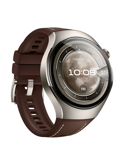 Умные часы Huawei Watch 5 46 mm RTS-AL00 (Dark Brown) купить в интернет-магазине icover