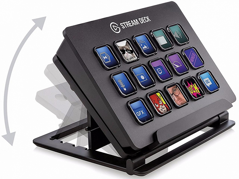 Программируемая панель Elgato Stream Deck 10GAA9901 для стриминга (Black) купить в интернет-магазине icover