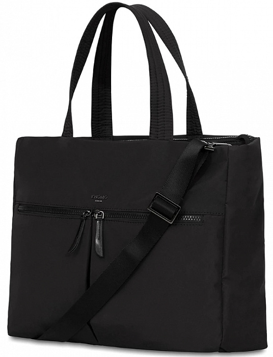 Сумка Knomo Amsterdam (129-201-BLK) для ноутбука до 14" (Black) купить в интернет-магазине icover