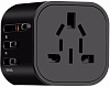 Momax World Mini AC Travel Adapter (UA2D) - универсальный адаптер питания (Black) купить в интернет-магазине icover